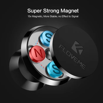 FLOVEME Magnetinio Automobilinis Telefono Laikiklis iPhone XS MAX Xiaomi Magnetas Kalno Automobilio Savininkas Telefono Automobilių 2 Stilius Mobiliųjų Telefonų dėklai