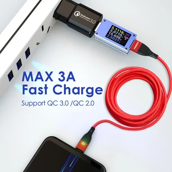 FONKEN Magnetinio Kabelį, Tipas C Magnetinio Krūvio Kabelis, Mikro USB Magnetas Įkroviklio Kabelį Xiaomi 