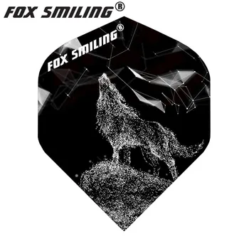 Fox Šypsosi 30PCS Lėkti Skrydžių Vilkas Modelis PET Lėkti Priedai Dardos Plunksnų Lapai
