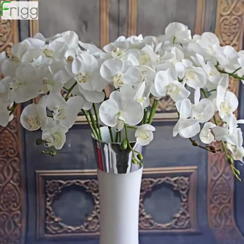 Frigg 1PCS Dirbtinės Gėlės Nekilnojamojo Touch Dirbtinis Drugys Orchidėjų Drugelių Orchidėja, naujas Namas Namo Vestuvių Šventė Apdaila