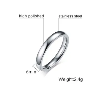 FXM CR1 6mm naują atvykimo mados papuošalai moterims gimtadienio dovana geriausia pardavimo sidabro žiedas meilužis 2 stilius gali chioce su akmens