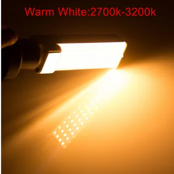 G24 E27 led lempa, lemputė 8W 10W 12W 14W 16W 18W 2835 Šviesos šiltai balta/šaltai balta Dėmesio 180 Laipsnių Horizontaliai Plug Šviesos