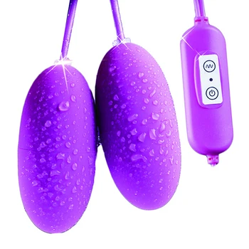 Galingas USB Dvigubas Vibruojantis Kiaušinis 10 Greičio Klitorio Stimuliatorius G-Spot Makšties Massager Kulka Vibratoriai Sekso Žaislai Moterims