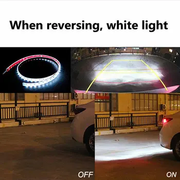 Galiniai langelį šviesos ruože automobilių Vadovaujamos kovos su susidūrimo perspėjimo lemputė diržo Žibintus Posūkio Signalo Juostos Automobilių Šviesos Priedai