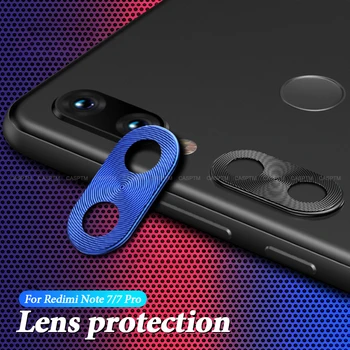 Galinio Vaizdo Kameros Objektyvo Apsaugos Šarvai Atveju Xiaomi Redmi 7 Pastaba Aliuminio Spalvinga Kamera Len Apsauginis Dangtelis Redmi Note7 Pro