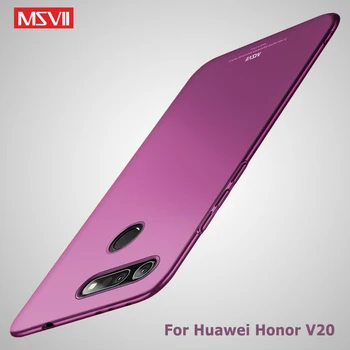Garbės Peržiūrėti 20 Atveju MSVII Slim Matinis Dangtelis Huawei Honor 20 Pro Lite 20S Atveju KOMPIUTERIO Dangtelis 