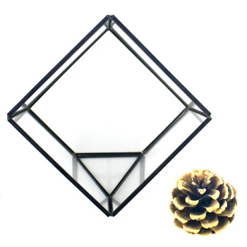 Geometrinis Kubeliai Stikliniai Terariumai, Namų Dekoro Augalų Mėsingos Gėlių Turėtojas Vaza Puodą