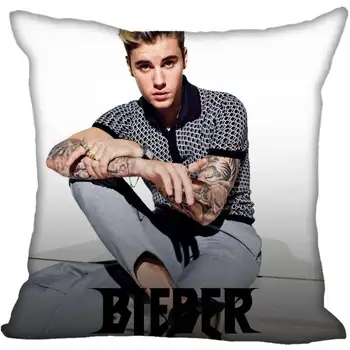 Geriausia Justin Bieber 01 Užvalkalas Vestuvių Dekoratyvinę Pagalvę Padengti Užsakymą Dovana (vienos Pusės) Spausdinti Pagalvių užvalkalai
