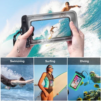 GETIHU Universali Vandeniui Atveju Vandens Įrodymas Coque Telefono Dangtelį Maišelis Maišas iPhone 12 11 Pro Max 8 Xiaomi Mi Huawei 
