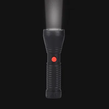 GIJOE 2019 naujas led mini taktinis žibintuvėlis plastikinis led žibintuvėlis f8 lemputę naudoti 3*AAA baterijos vandeniui avarinės šviesos, blykstės lempa