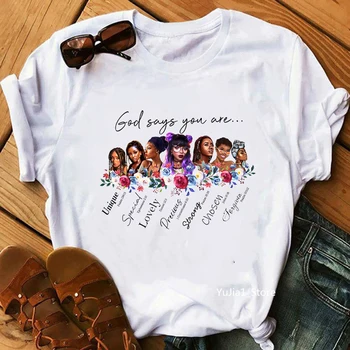 Golden black queen sexy lūpų spausdinti juokinga grafinis t marškinėliai moterims juoda gyvena klausimas dope black girl magic 