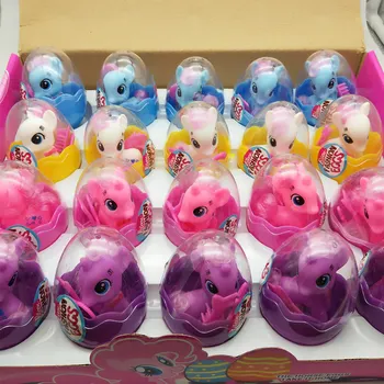 Gražus vienaragis lėlės Vaikams Kolekcijos Paveikslas Vaikams Žaislas Gražus Siurprizas Kiaušinių arklių Lėlės Dovanos