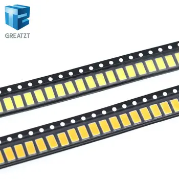 GREATZT 200pcs 5730 SMD LED CW-WW 5630 balta/ Šiltai balta 5.7*3.0 mm 40-60lm 150ma 5730 diodų 0,5 W