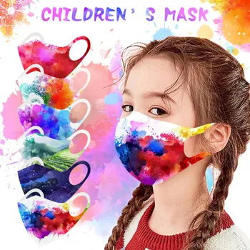 Greitas pristatymas lankelis kaukės máscara Vaikų Aukščio Vėjo Daugkartinio naudojimo Spausdintas Veido Kaukė, veido protectora mascherina
