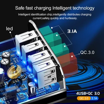 Greitas Įkroviklis, 3.0 USB Įkroviklis Samsung A50 A51 iPhone 7 8 Xiaomi mi9 Tablet QC 3.0 Greitai Siena Çkroviklio JAV, ES, UK Plug Adapter