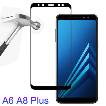 Grūdintas Stiklas Ant Samsung Galaxy A6 A8 2018 A6Plus A8Plus A8 A6 Plius 2018 Screen Protector Saugos Apsauginės Stiklo Plėvelės