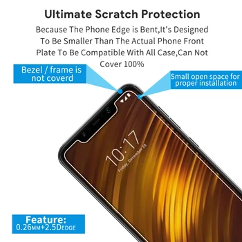 Grūdintas Stiklas (BQ 5518G Džinsai 2.5 D Aukštos Kokybės Screen Protector Smartphone Stiklo Plėvele Padengti