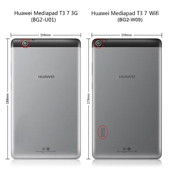 Grūdintas Stiklas Huawei MediaPad T3 7.0 3G BG2-U01 Tablet Stiklo Kino Ekrano apsaugos Huawei MediaPad T3 7 WiFi BG2-W09