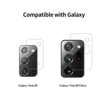 Grūdintas Stiklas Kameros apsaugos forSamsung Galaxy S21 Ultra S21 Plius 20 Pastaba Ultra Atgal Screen Protector, Plėvelės Stiklo