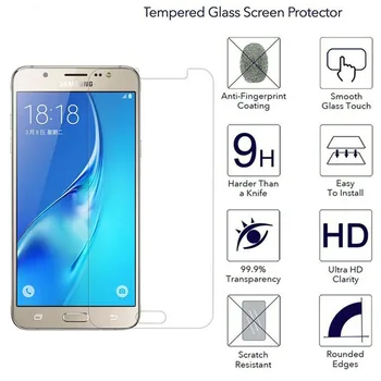 Grūdintas Stiklas Samsung Galaxy J3 Skyrius J5 J7 A3 A5 A7 2016 2017 Screen Protector, Plėvelės Nuo Sprogimo Įrodymas, Samsung J1 J2 Stiklo Plėvelės