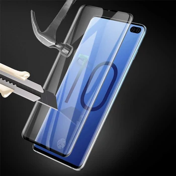 Grūdintas stiklas samsung Galaxy S7 krašto S8 S9 S10 S10e plius pilnas draudimas ant stiklo apsauginė plėvelė telefono screen protector