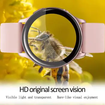 Grūdintas stiklas Samsung Galaxy Žiūrėti Aktyvios 2 44mm 40mm/46mm/42mm Pavarų S3 Siena/S2/Sport 3D HD Full Screen Protector Filmas