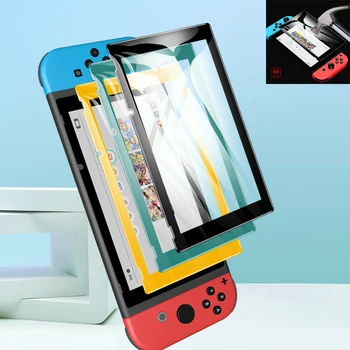 Grūdintas Stiklas Touch Screen Protector Apsauginė Plėvelė, Pilnas draudimas Guard Nintendo Lite NS Mini Nintend Jungiklis Atveju Priedai