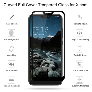 Grūdintas Stiklas Xiaomi Mi 8 9 9T 10T SE Lite Pro 5G Apsauginis Stiklas Ekrano apsaugos Xiaomi Mi A2 A3 A1 Lite filmai