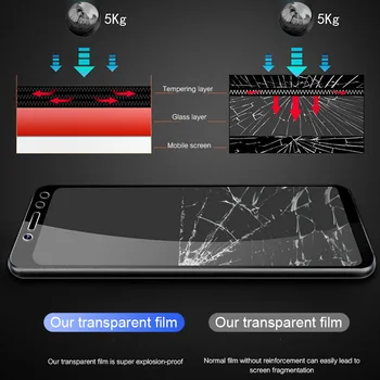 Grūdintas Stiklas Xiaomi Redmi Pastaba 8 7 6 5 Sunku Ekrano apsaugos Redmi Pastaba 5 6 7 8 pro kristalų (lcd Apsauginė Stiklo Xiomi