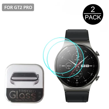 Grūdintojo Stiklo Plėvelė Huawei Žiūrėti GT 2 Pro Smartwatch Ekrano Apsauginė Plėvelė atspari Vandeniui Anti-Scratch Stiklo 2.5 D GT2 Pro