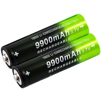 GTF), 3,7 V 18650 9900mAh daugkartinio Įkrovimo Baterija Didelės Talpos Li-ion daugkartinio Įkrovimo Baterija Žibintuvėlį, Fakelą žibintai, Baterija