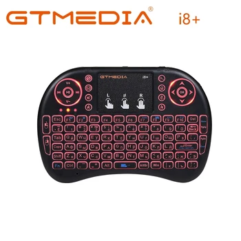 GTMEDIA i8+ rusų anglų Versija 2.4 GHz Wireless Keyboard Oro Pelė Su Touchpad Rankinį Darbą Su Android TV BOX Mini PC18