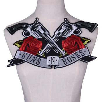 Guns N Roses, Muzikos, Roko Grupė Pleistras Siuvinėjimo Geležies Pagrindo Striukė Custom 