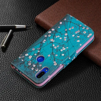 Gėlių Flip Case For Samsung Galaxy A21S A31 A41 A11 A01 A6 A7 A8 Plius A10 A20 A30 A50 A70 Stovėti Piniginės Odos Minkštas Viršelis