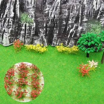 Gėlių Modelio Gėlių Grupių Žaislai Modeliavimas Žolės Laukinių Rožių Traukinio Gėlių Smėlio Lentelės Išdėstymas Padaryti 