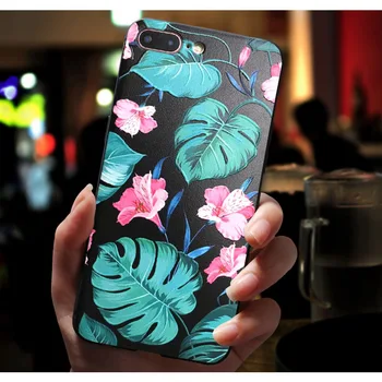 Gėlių Įspausti Atveju Xiaomi Redmi Pastaba 8T Telefono dėklas Minkštas Silicio Galinio Dangtelio Redmi Pastaba 8 Pro 