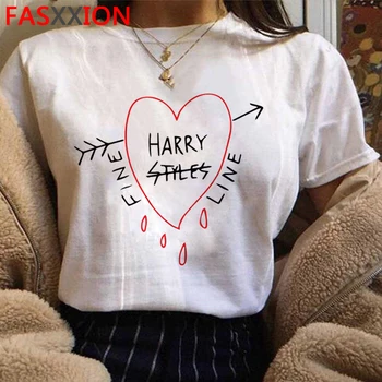 Haris Harajuku Stilių Grafikos Marškinėlius Moterims Baudos Linijos Estetinės Ullzang T-shirt Gydyti Žmones su Gerumo Marškinėliai Viršuje Tee Moteris