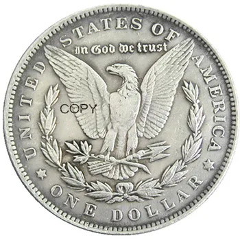 HB(133)JAV Valkata Morgan Doleris Nauja/Sena Spalva Sidabro Padengtą Kopijuoti Monetas