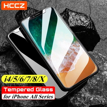 HCCZ Grūdintas Stiklas iPhone 7 8 6 6s Plius Apsauginis Stiklas 