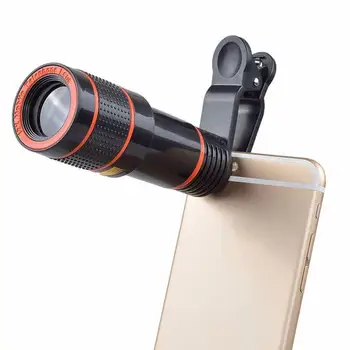 HD 8X Įrašą apie Optinį Teleskopą Fotoaparato Objektyvas Universalus Mobiliojo ryšio Telefono