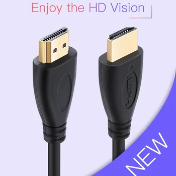 HDMI Kabelis Aukštos greitis 1080P 3D auksą, sidabrą, laidas hdmi HDTV XBOX PS3 Projektorius, kompiuteris, 0,3 m 1m 1,5 m 2m 3m 5m 10m, 15m 20m