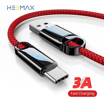 HEEMAX 0,3 m/1m/2m USB C Tipo Kabelis 3A Greitas USB Įkrovimo Laidą 