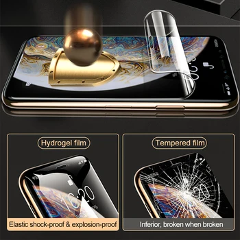 Hidrogelio Apsauginė Plėvelė iPhone 12 Mini Pro 11 XS Max X XR (Ne Stiklo) dėl 