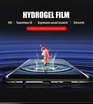 Hidrogelio Plėvelės Samsung Galaxy A3 A7 2016 A5 2017 A6 Plius Pilnas draudimas Mobilusis Telefonas Screen Protector Samsung A8 Plius 2018