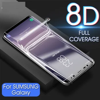 Hidrogelio Plėvelės Samsung Galaxy A3 A7 2016 A5 2017 A6 Plius Pilnas draudimas Mobilusis Telefonas Screen Protector Samsung A8 Plius 2018