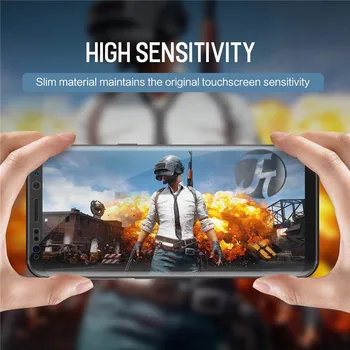 Hidrogelio Plėvelės Samsung Galaxy S8 S9 Plus pastaba 8 9 A70 A40 screen protector filmas 