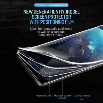 Hidrogelio Plėvelės Samsung Galaxy S8 S9 Plus pastaba 8 9 A70 A40 screen protector filmas 