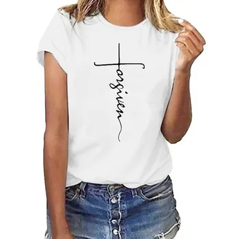 Hillbilly ATLEISTA Laiškas Spausdinti Moterys T Shirts Aukštos Kokybės trumpomis Rankovėmis Apvalios Kaklo Vogue Slim Fit Mielas Viršuje Tee Moterų Tshirts