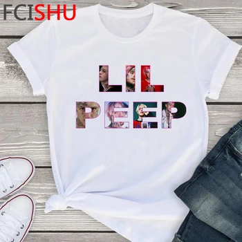 Hip-Hop Lil Peep Grafinis Marškinėlius Vyrų Unisex Cry Baby Juokingas Animacinių filmų T-shirt Lil. Peep Reperis Marškinėlius Streetwear Vasaros Top Tee Vyriška
