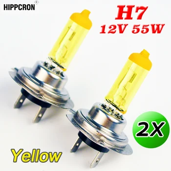 Hippcron Halogeninės Lemputės H7 12V 55W Geltonas 3000K Xenon 